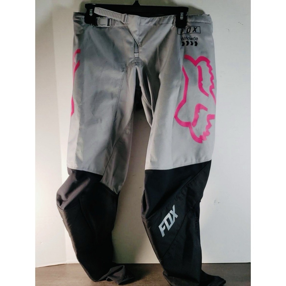 Fox Racing 180 Women's‎ Black/Hot Pink Grey Pants Size 10 Adjustable Waist